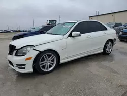 Salvage cars for sale at Haslet, TX auction: 2012 Mercedes-Benz C 250