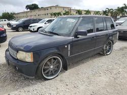 Land Rover Vehiculos salvage en venta: 2007 Land Rover Range Rover HSE