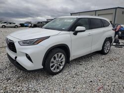 Salvage cars for sale from Copart Wayland, MI: 2022 Toyota Highlander Hybrid Limited