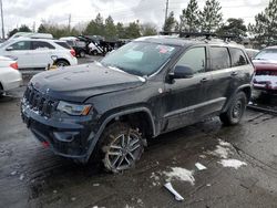 Salvage cars for sale at Denver, CO auction: 2019 Jeep Grand Cherokee Trailhawk