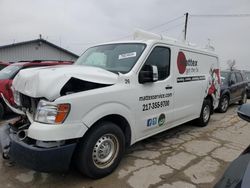 Salvage cars for sale from Copart Pekin, IL: 2016 Nissan NV 2500 S