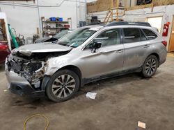 Salvage cars for sale at Ham Lake, MN auction: 2015 Subaru Outback 2.5I Limited