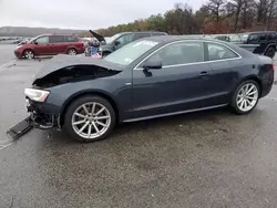 Salvage cars for sale at Brookhaven, NY auction: 2016 Audi A5 Premium Plus S-Line