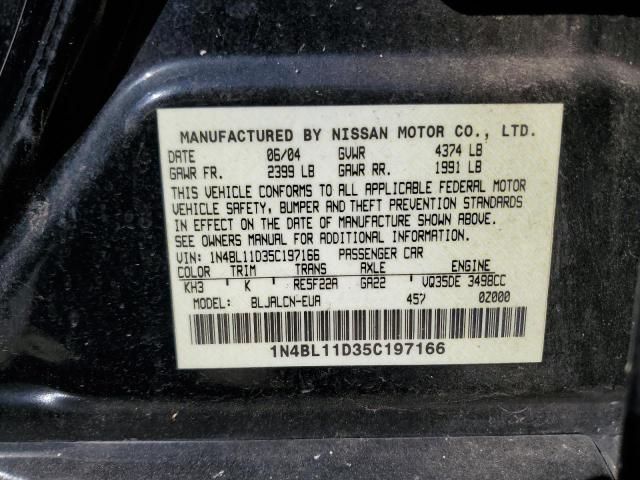 2005 Nissan Altima SE