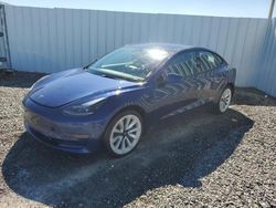 Salvage cars for sale at Riverview, FL auction: 2022 Tesla Model 3