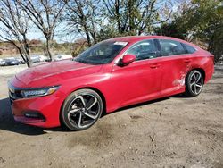 Salvage cars for sale at Baltimore, MD auction: 2020 Honda Accord Sport