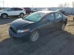 Honda salvage cars for sale: 2012 Honda Civic EX