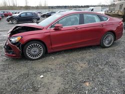 Salvage cars for sale at Arlington, WA auction: 2013 Ford Fusion Titanium