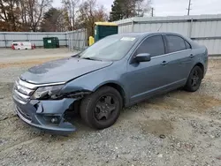 Salvage cars for sale at Mebane, NC auction: 2011 Ford Fusion SE