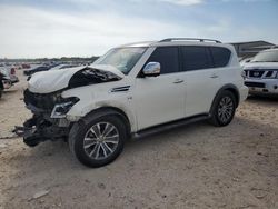 Salvage cars for sale at San Antonio, TX auction: 2019 Nissan Armada SV