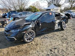 Honda salvage cars for sale: 2019 Honda Civic EX