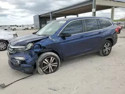 Salvage cars for sale at West Palm Beach, FL auction: 2016 Honda Pilot EX