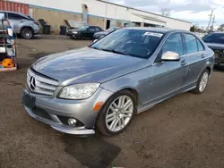 Mercedes-Benz salvage cars for sale: 2009 Mercedes-Benz C 300 4matic