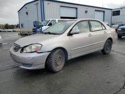 Salvage cars for sale from Copart Vallejo, CA: 2003 Toyota Corolla CE