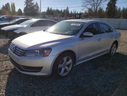 Volkswagen salvage cars for sale: 2013 Volkswagen Passat SE