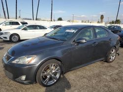 Salvage cars for sale at Van Nuys, CA auction: 2010 Lexus IS 250