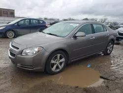 Chevrolet salvage cars for sale: 2012 Chevrolet Malibu 1LT