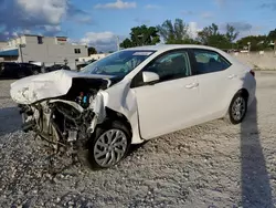 Salvage cars for sale at Opa Locka, FL auction: 2019 Toyota Corolla L