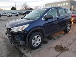 Honda salvage cars for sale: 2015 Honda CR-V LX