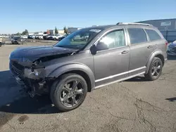 Salvage cars for sale at Bakersfield, CA auction: 2020 Dodge Journey Crossroad