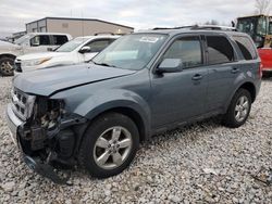 Salvage cars for sale from Copart Wayland, MI: 2012 Ford Escape Limited