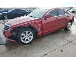 Salvage cars for sale at Grand Prairie, TX auction: 2013 Cadillac ATS Luxury