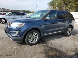 Ford Explorer salvage cars for sale: 2017 Ford Explorer XLT