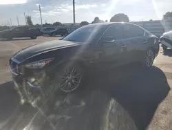 Salvage cars for sale at Miami, FL auction: 2018 Infiniti Q50 Luxe