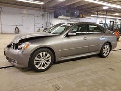 Salvage cars for sale at Wheeling, IL auction: 2008 Infiniti M35 Base