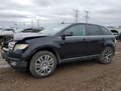 Salvage cars for sale at Elgin, IL auction: 2008 Ford Edge Limited