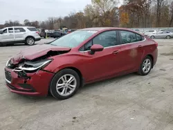 Salvage cars for sale at Ellwood City, PA auction: 2017 Chevrolet Cruze LT