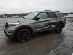 Salvage cars for sale at Assonet, MA auction: 2021 Ford Explorer ST