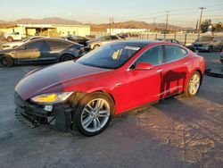 Tesla Model s salvage cars for sale: 2015 Tesla Model S