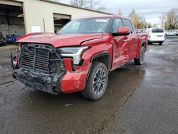 Toyota salvage cars for sale: 2023 Toyota Tundra Crewmax Limited