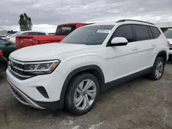 Salvage cars for sale at North Las Vegas, NV auction: 2021 Volkswagen Atlas SE