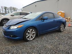 Salvage cars for sale at Spartanburg, SC auction: 2012 Honda Civic SI