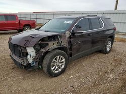 Salvage cars for sale at Rapid City, SD auction: 2018 Chevrolet Traverse LT