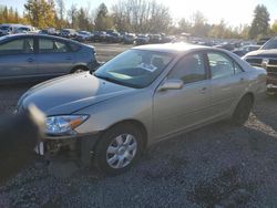 Toyota salvage cars for sale: 2004 Toyota Camry LE