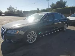 Carros salvage sin ofertas aún a la venta en subasta: 2014 Audi A8 L TDI Quattro