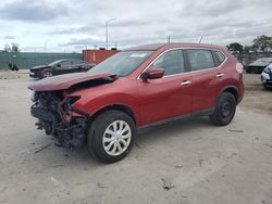 Salvage cars for sale at Homestead, FL auction: 2015 Nissan Rogue S