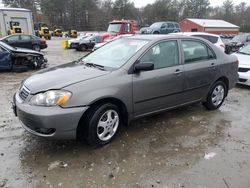 Salvage cars for sale at Mendon, MA auction: 2005 Toyota Corolla CE