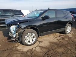 Salvage cars for sale at Woodhaven, MI auction: 2021 Chevrolet Blazer 1LT