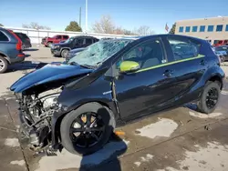 Salvage cars for sale at Littleton, CO auction: 2016 Toyota Prius C