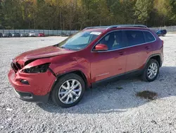 Salvage cars for sale at Gainesville, GA auction: 2016 Jeep Cherokee Limited