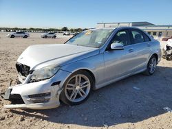 Salvage cars for sale at San Antonio, TX auction: 2013 Mercedes-Benz C 250