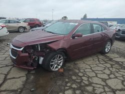 Vehiculos salvage en venta de Copart Woodhaven, MI: 2015 Chevrolet Malibu 1LT