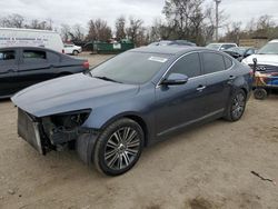 Salvage cars for sale at Baltimore, MD auction: 2015 KIA Cadenza Premium