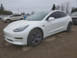 Salvage cars for sale at Bowmanville, ON auction: 2020 Tesla Model 3