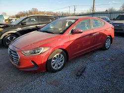 Salvage cars for sale at Hillsborough, NJ auction: 2017 Hyundai Elantra SE