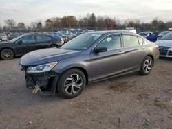 Salvage cars for sale at Chalfont, PA auction: 2017 Honda Accord LX